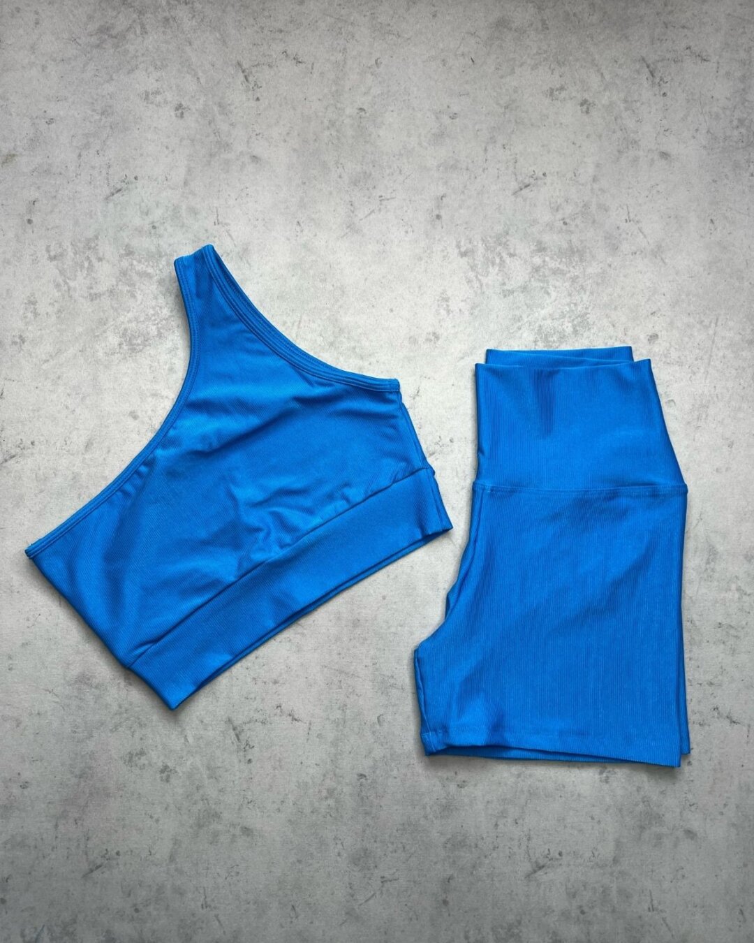 Short Básico + Top Sophia - Compressão Azul Safira