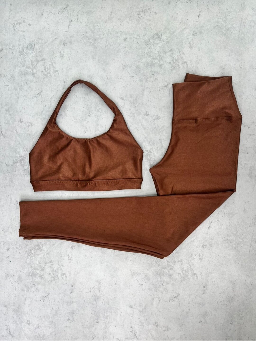 Legging Básica + Top Duda - Compressão Café