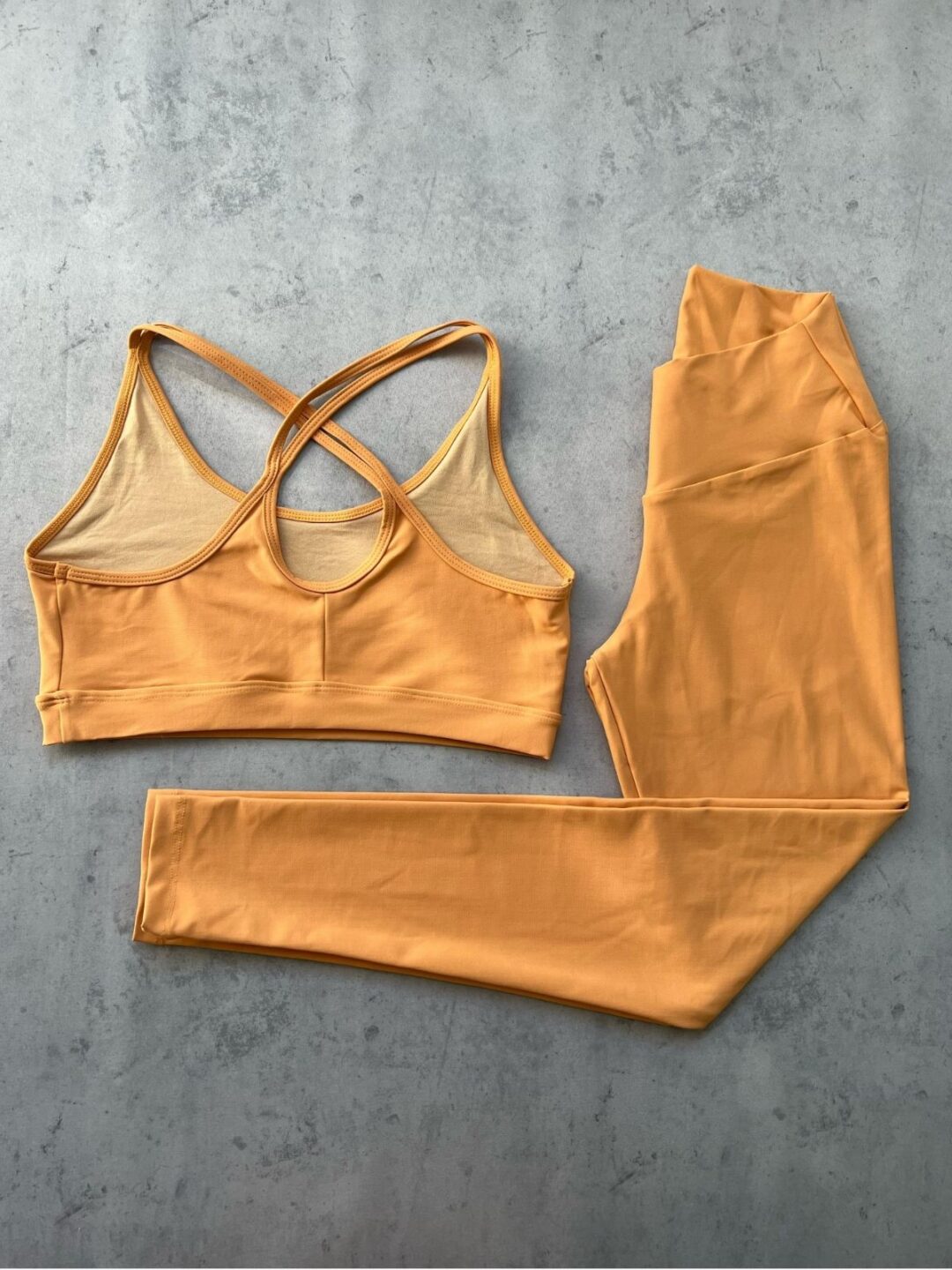 Legging Cós Cruzado + Top Luna - Light Laranja Claro - Image 2