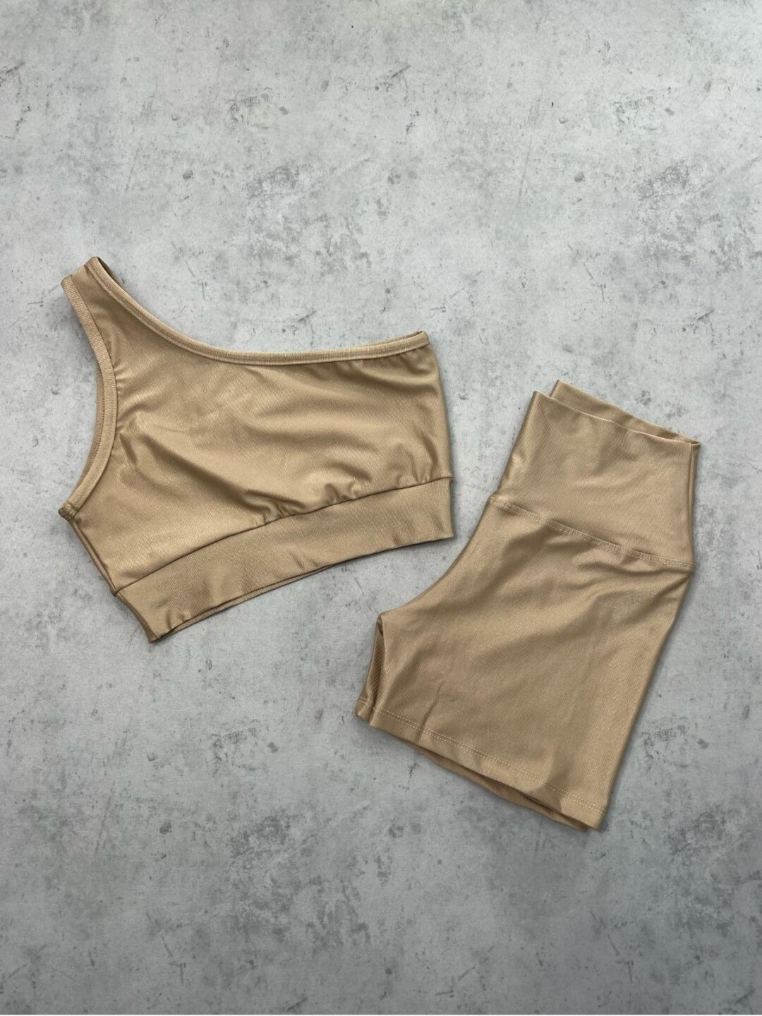 Short Básico + Top Sophia - Compressão Nude