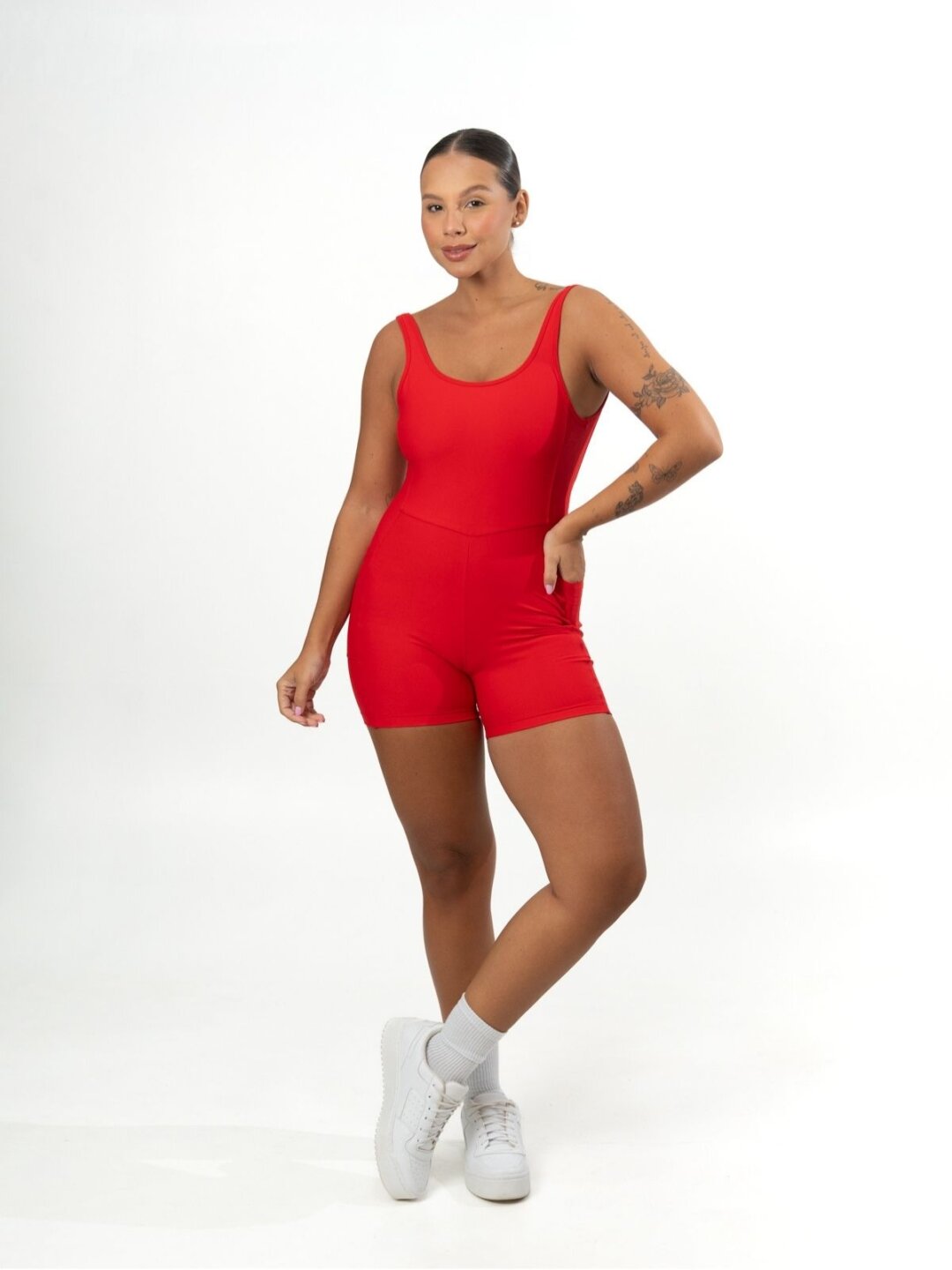Macaquinho Pace - Light Vermelho Brilhante