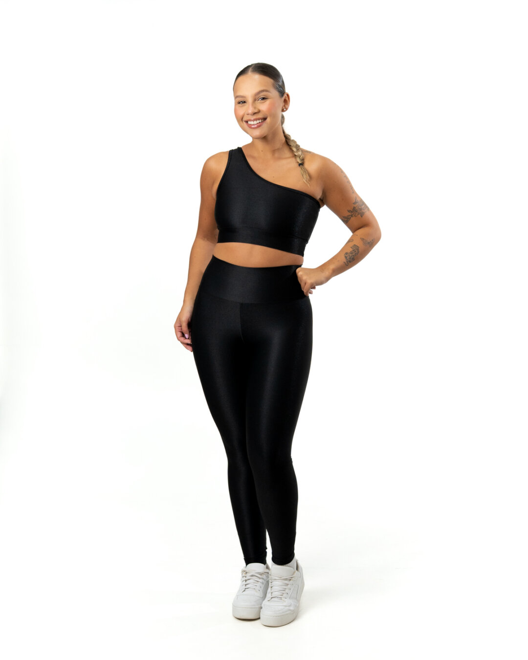Legging Básica + Top Sophia - Compressão Preto