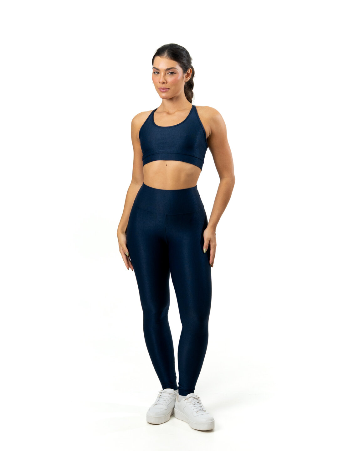 Legging Básica + Top Luna- Compressão Midnight