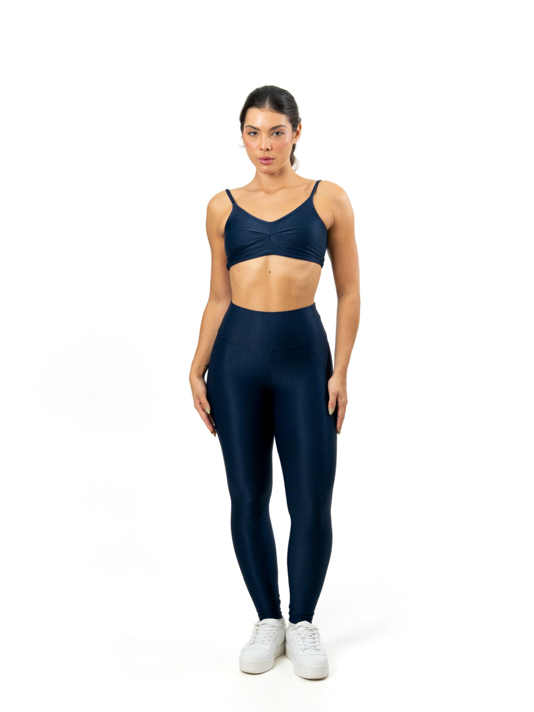 Legging Básica + Top Lívia - Compressão Midnight