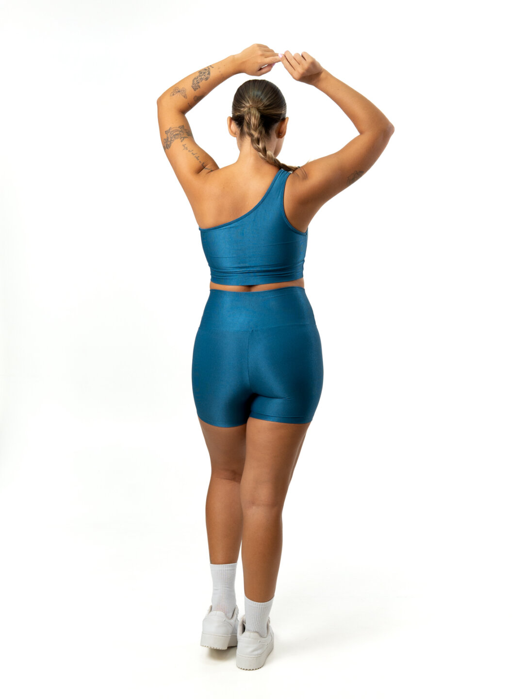 Short Básico + Top Sophia - Compressão Azul Petróleo - Image 2