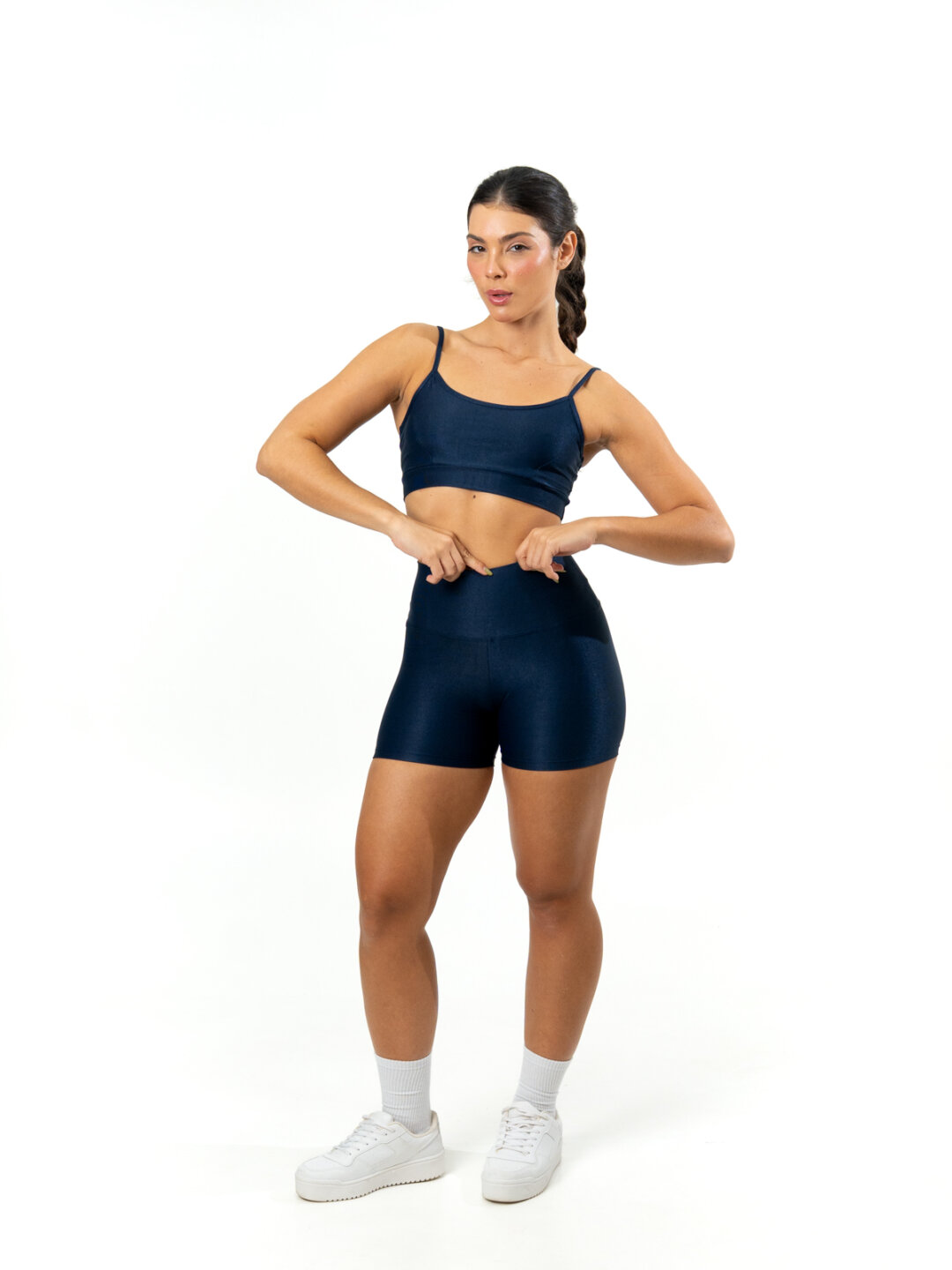 Short Básico + Top Manu - Compressão Midnight