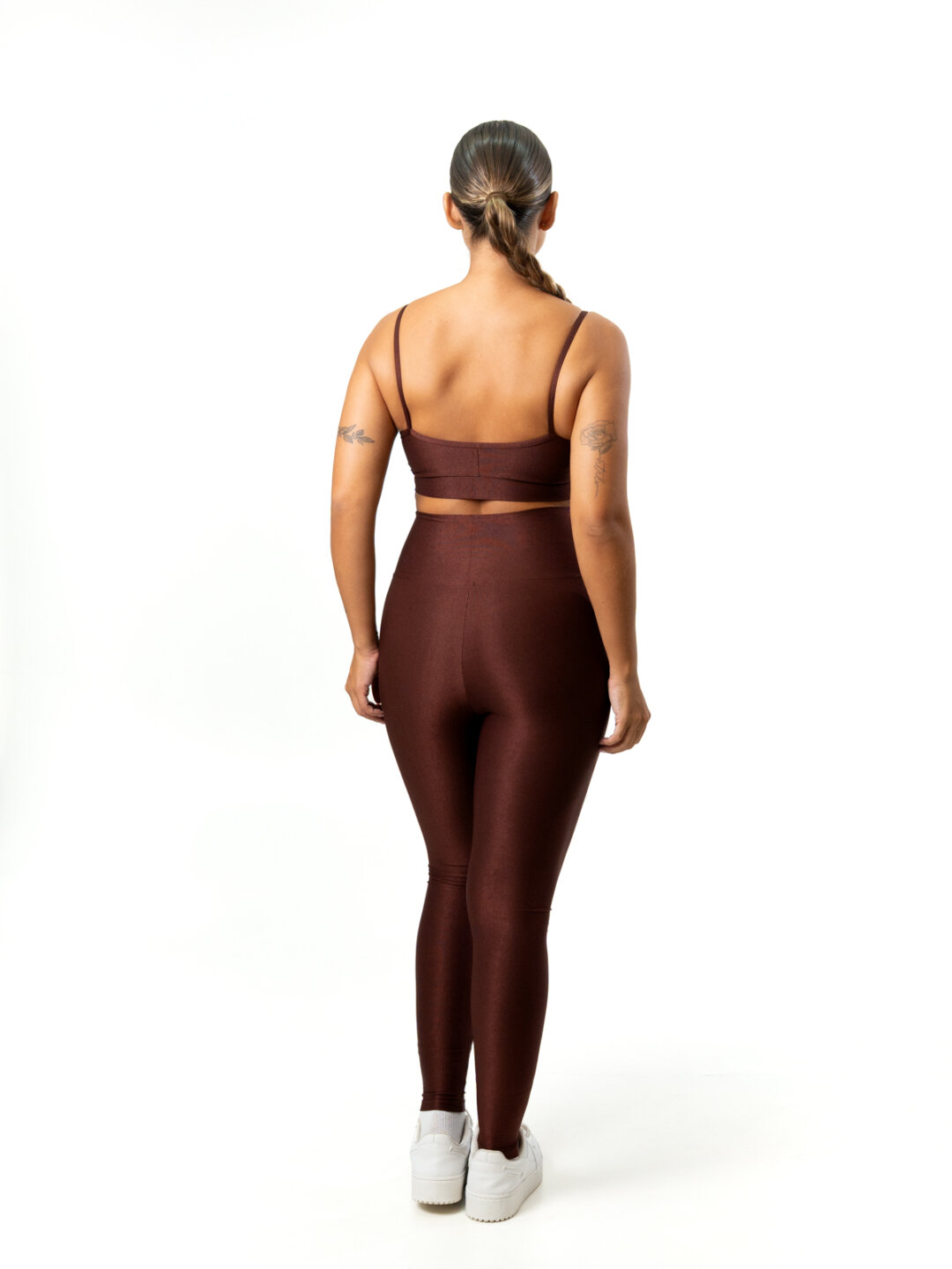 Legging Básica + Top Manu - Compressão Cacau - Image 2