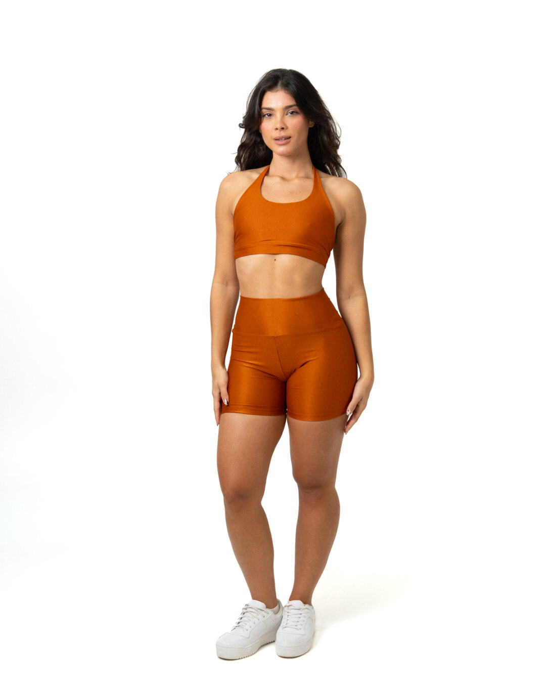 Short Básico + Top Duda - Compressão Ferrugem