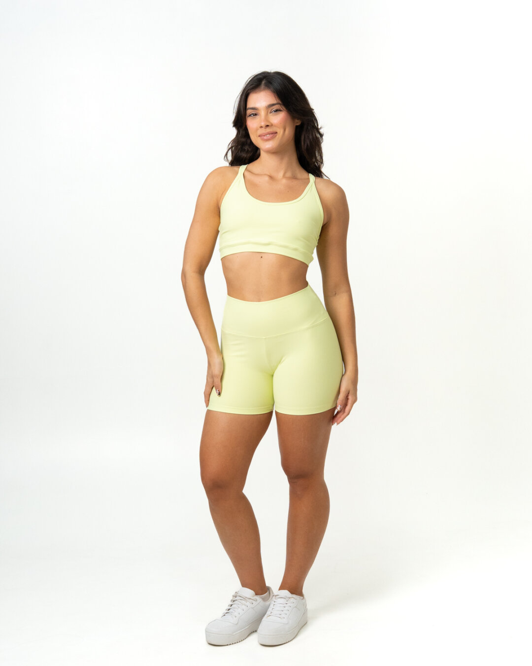 Short Básico + Top Luna - Light Verde Claro