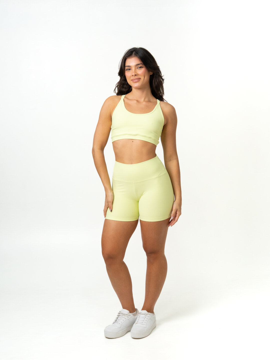 Short Básico + Top Luna - Light Verde Claro