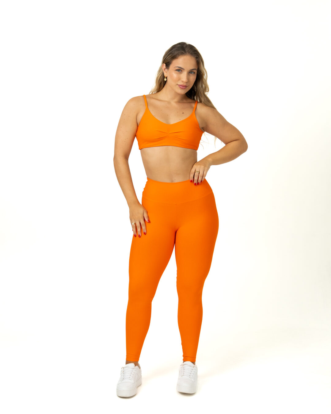 Legging Básica + Top Lívia - Light Tangerina