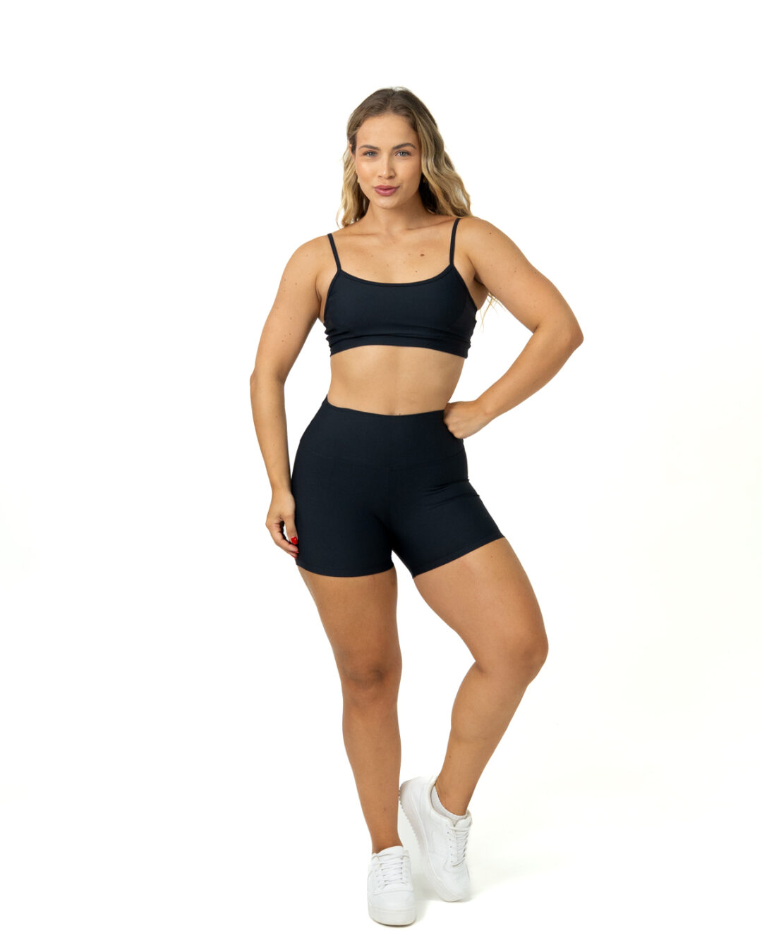 Short Básico + Top Manu - Light Preto