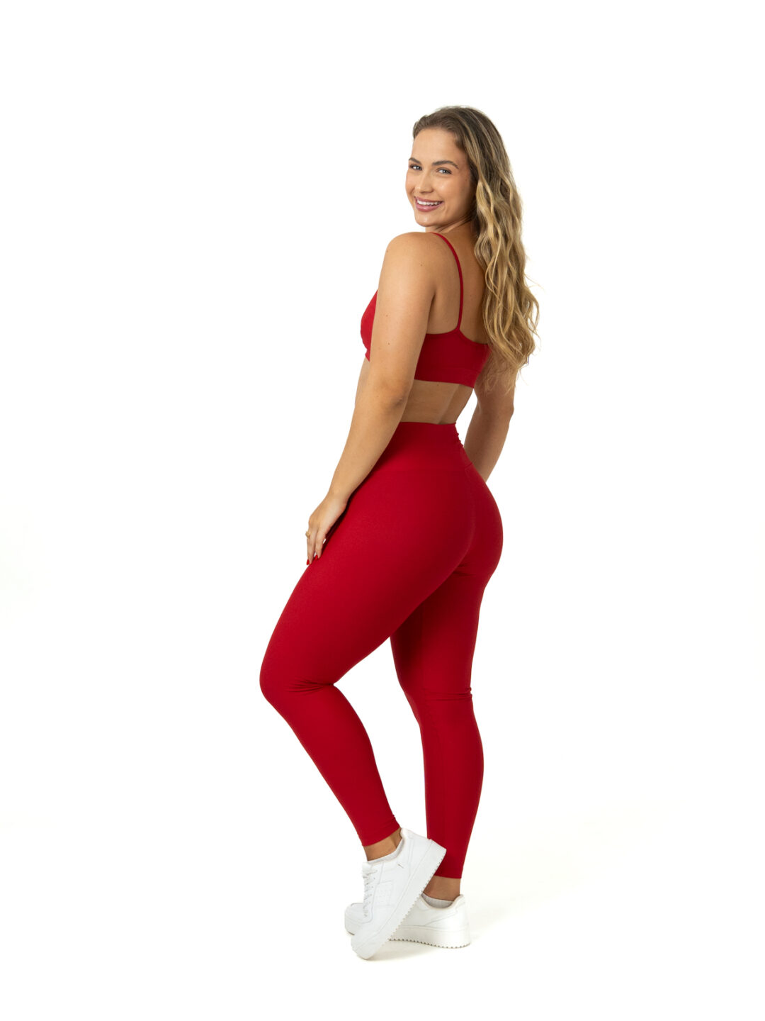 Legging Básica + Top Manu - Light Vermelho - Image 3
