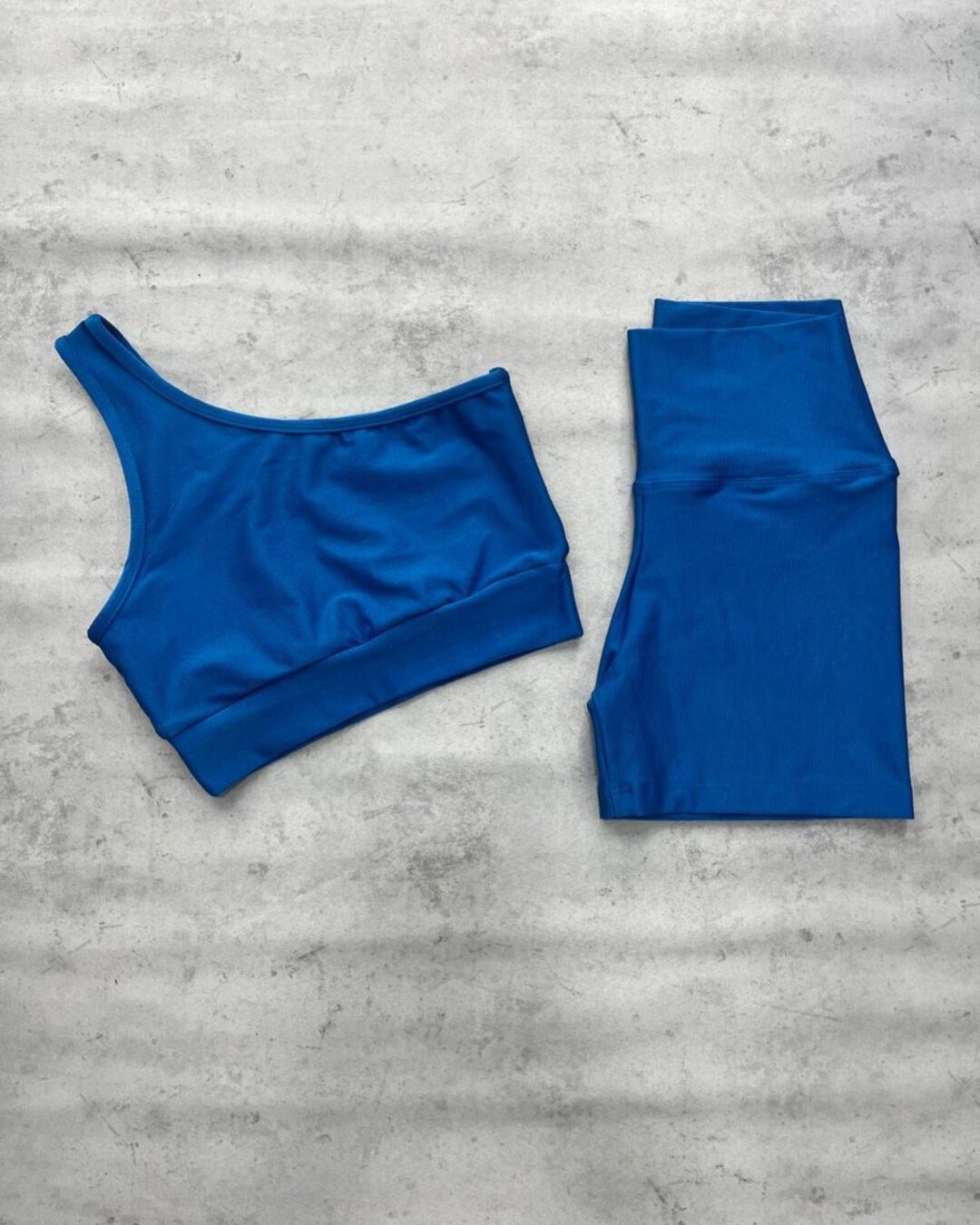 Short Básico + Top Sophia - Compressão Azul Celeste