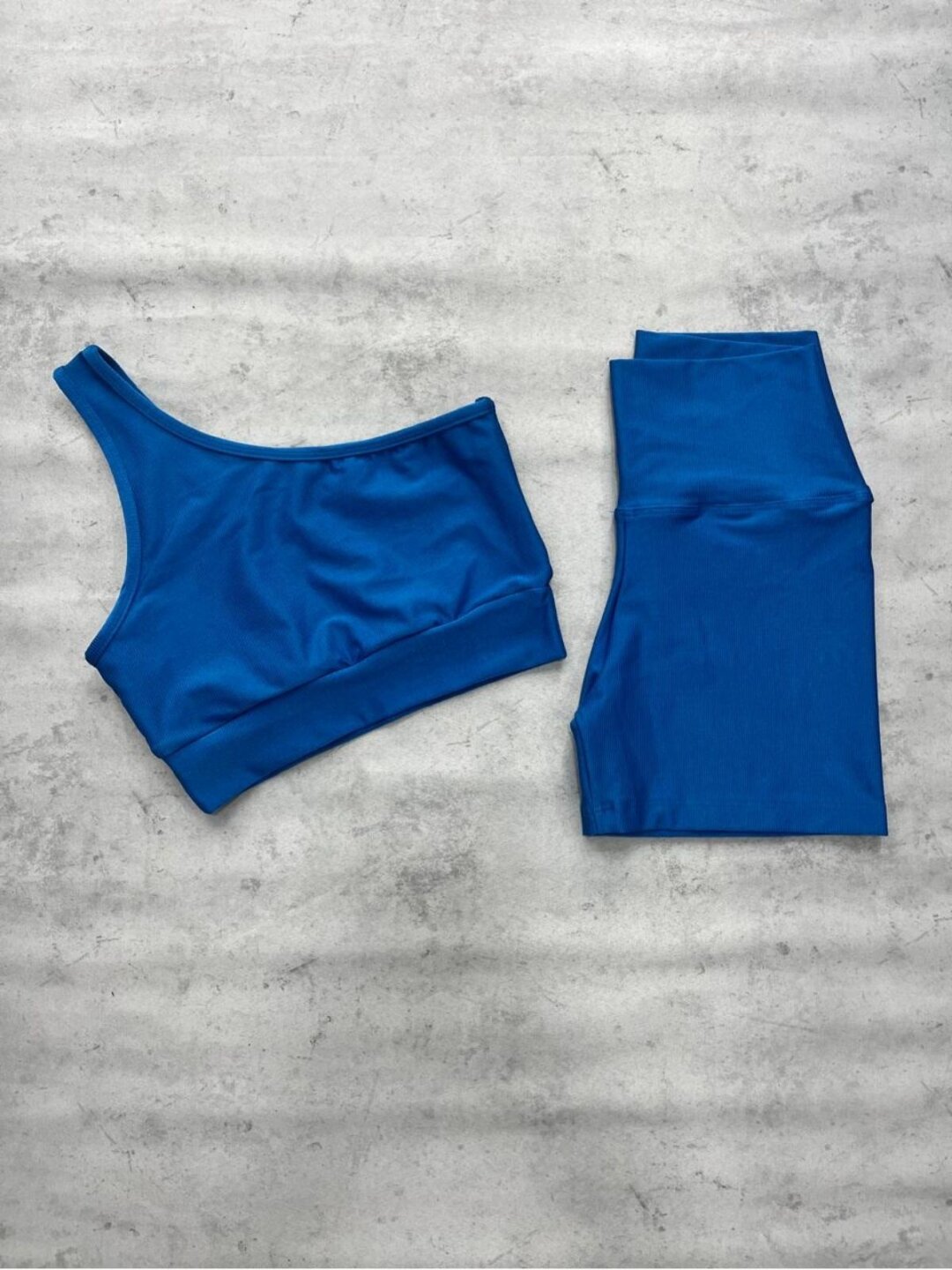 Short Básico + Top Sophia - Compressão Azul Celeste