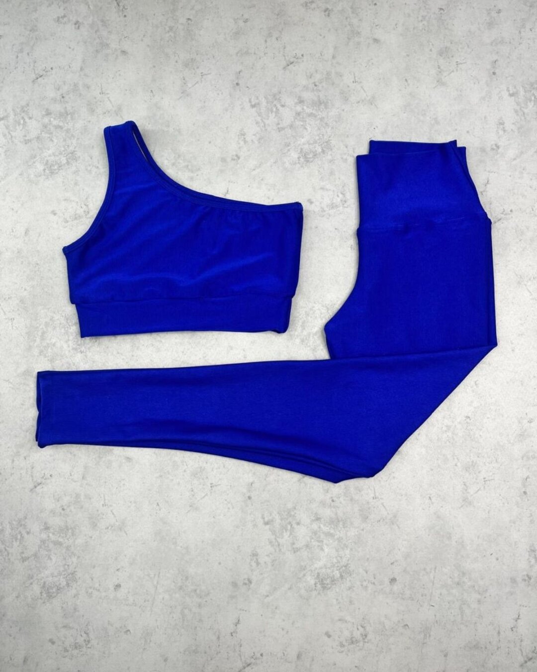 Legging Básica + Top Sophia – Compressão Azul Persa