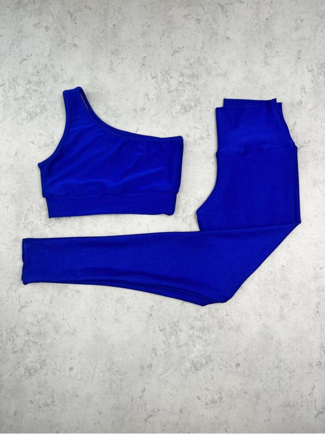 Legging Básica + Top Sophia – Compressão Azul Persa