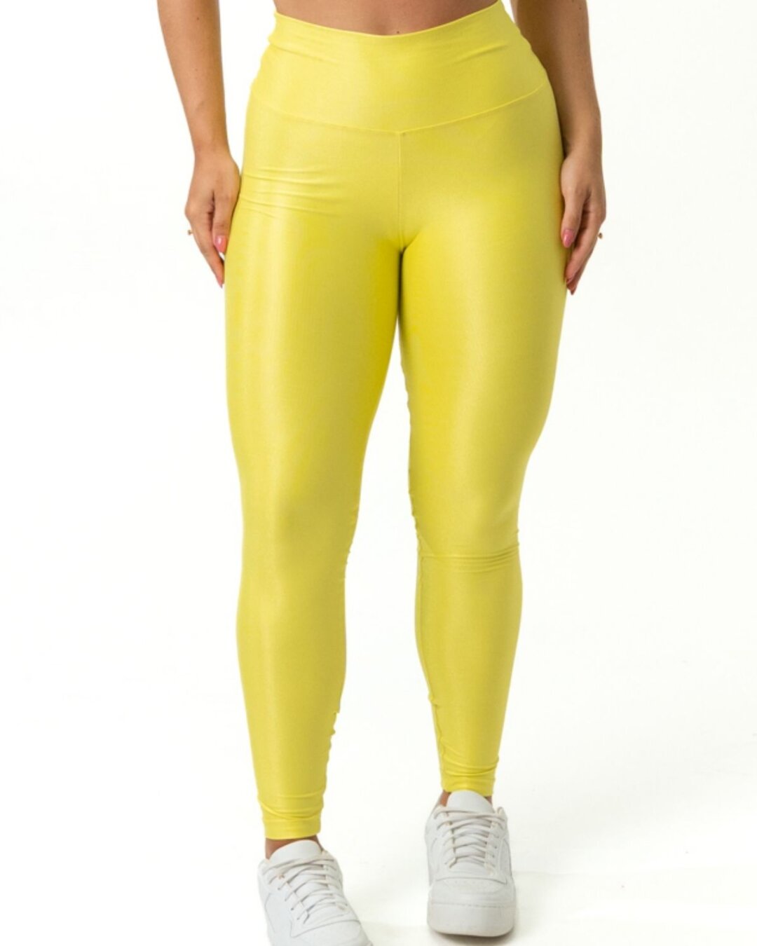 Legging Básica Avulsa - Compressão Amarelo Lírio