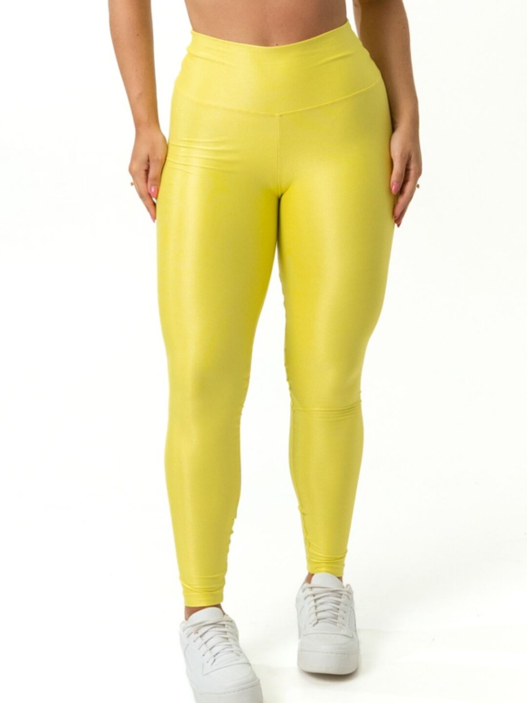 Legging Básica Avulsa - Compressão Amarelo Lírio