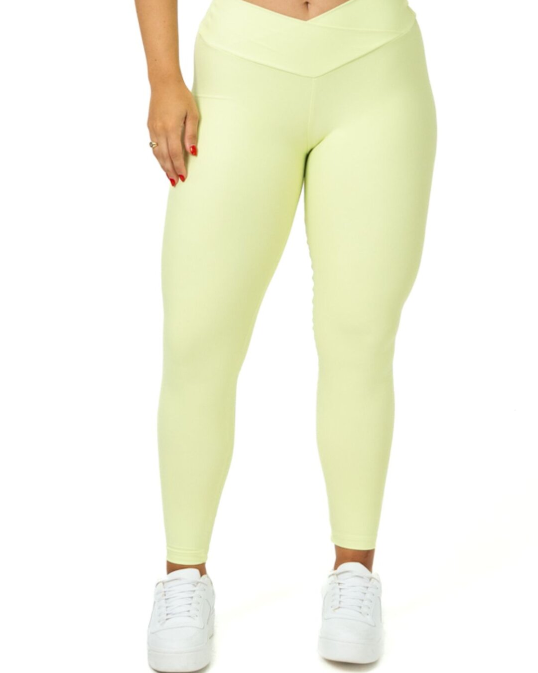 Legging Cós Cruzado Avulsa - Light Verde Claro