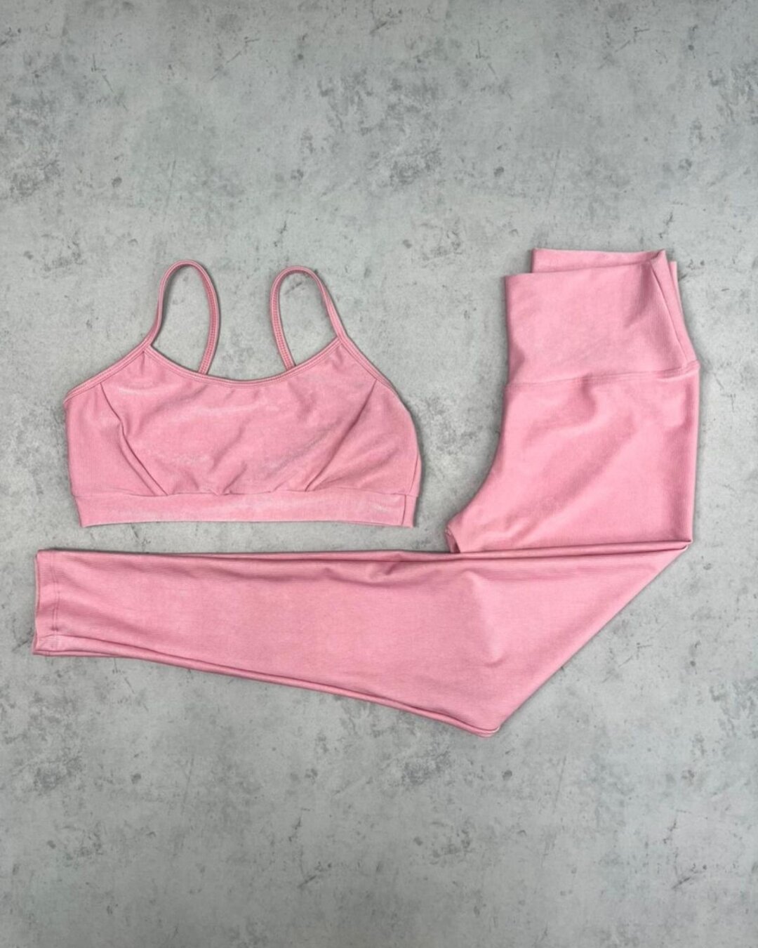 Legging Básica + Top Manu – Compressão Rosa Bailarina