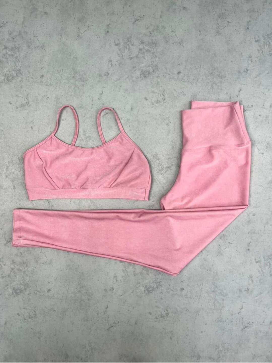 Legging Básica + Top Manu – Compressão Rosa Bailarina