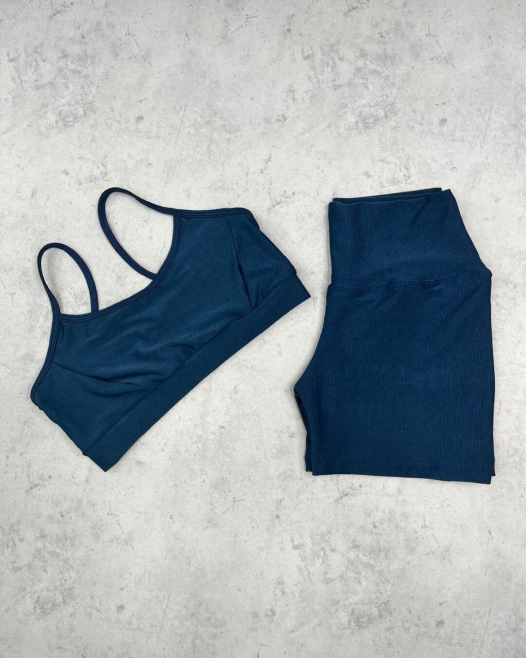 Short Básico + Top Manu – Compressão Azul Atlântico