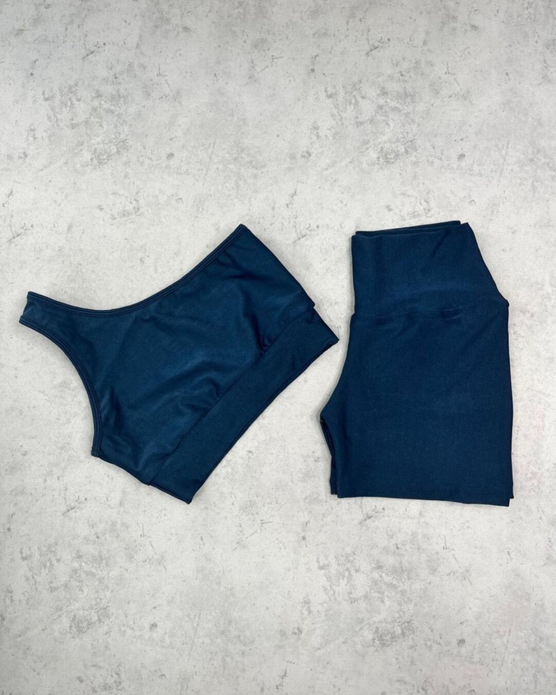 Short Básico + Top Sophia – Compressão Azul Atlântico