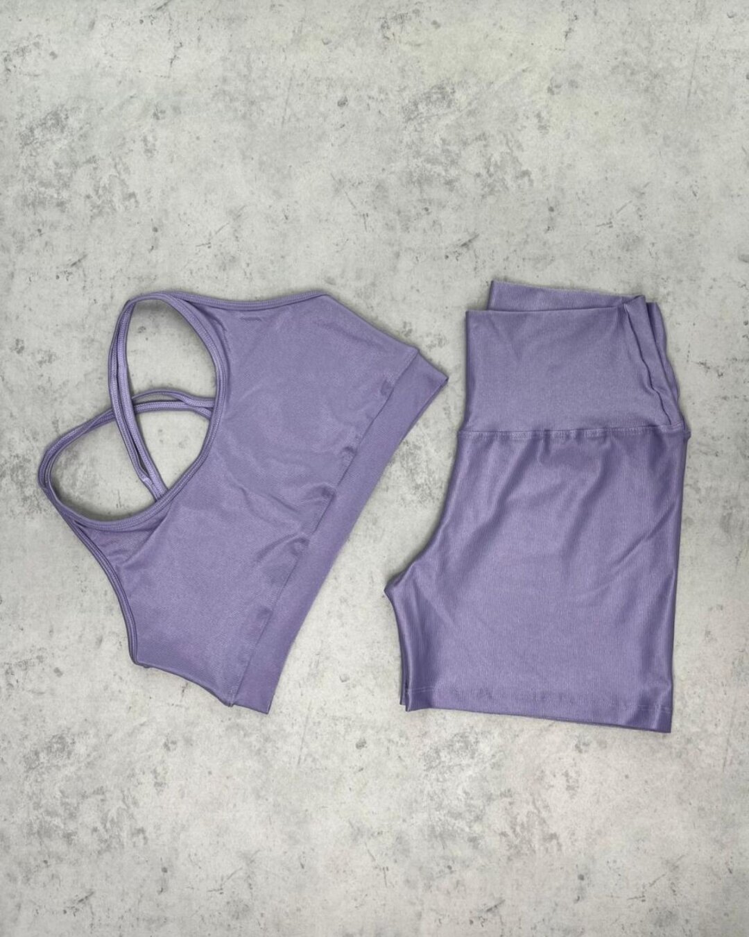 Short Básico + Top Luna – Compressão Mauve