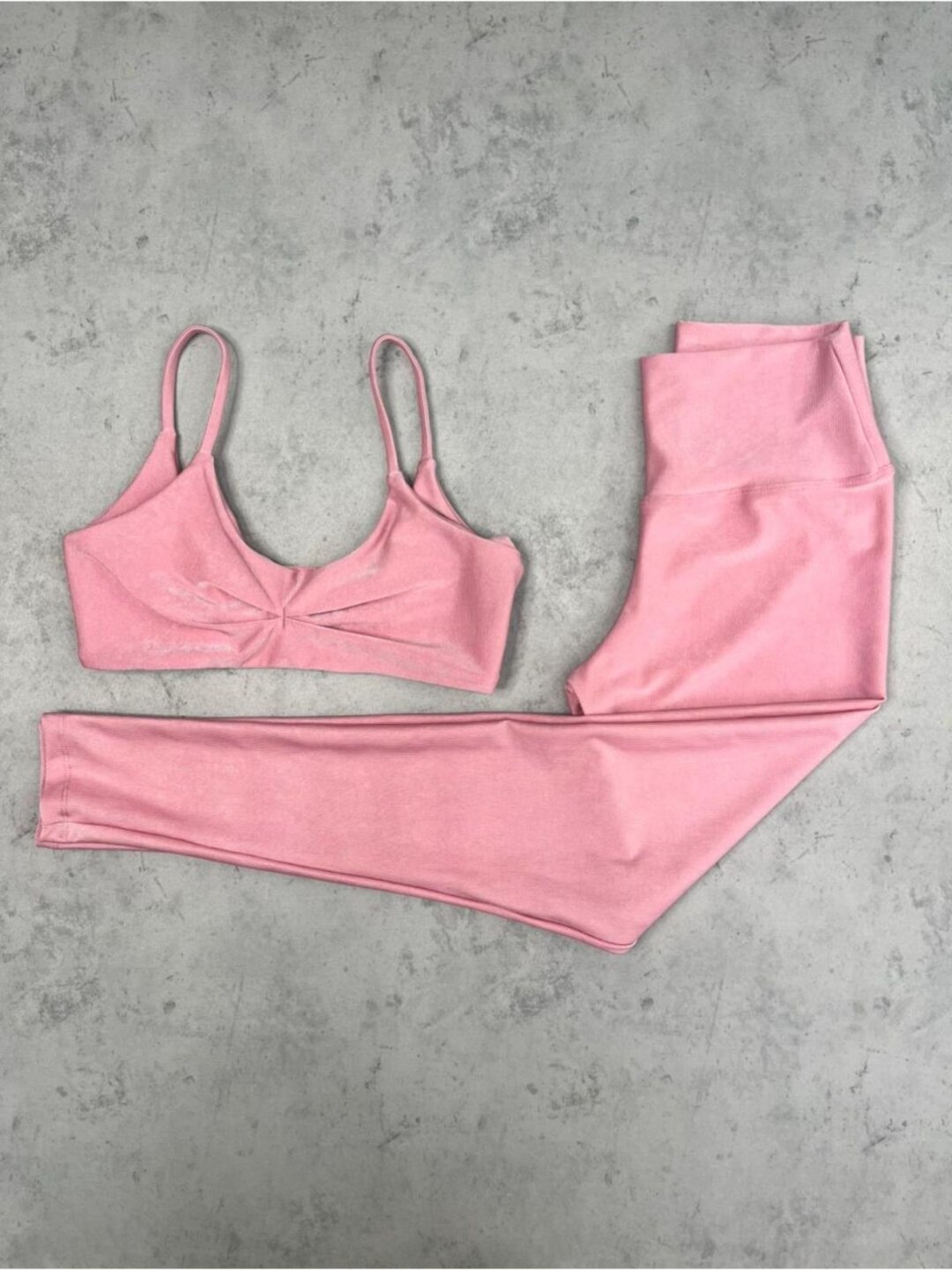 Legging Básica + Top Lívia - Compressão Rosa Bailarina