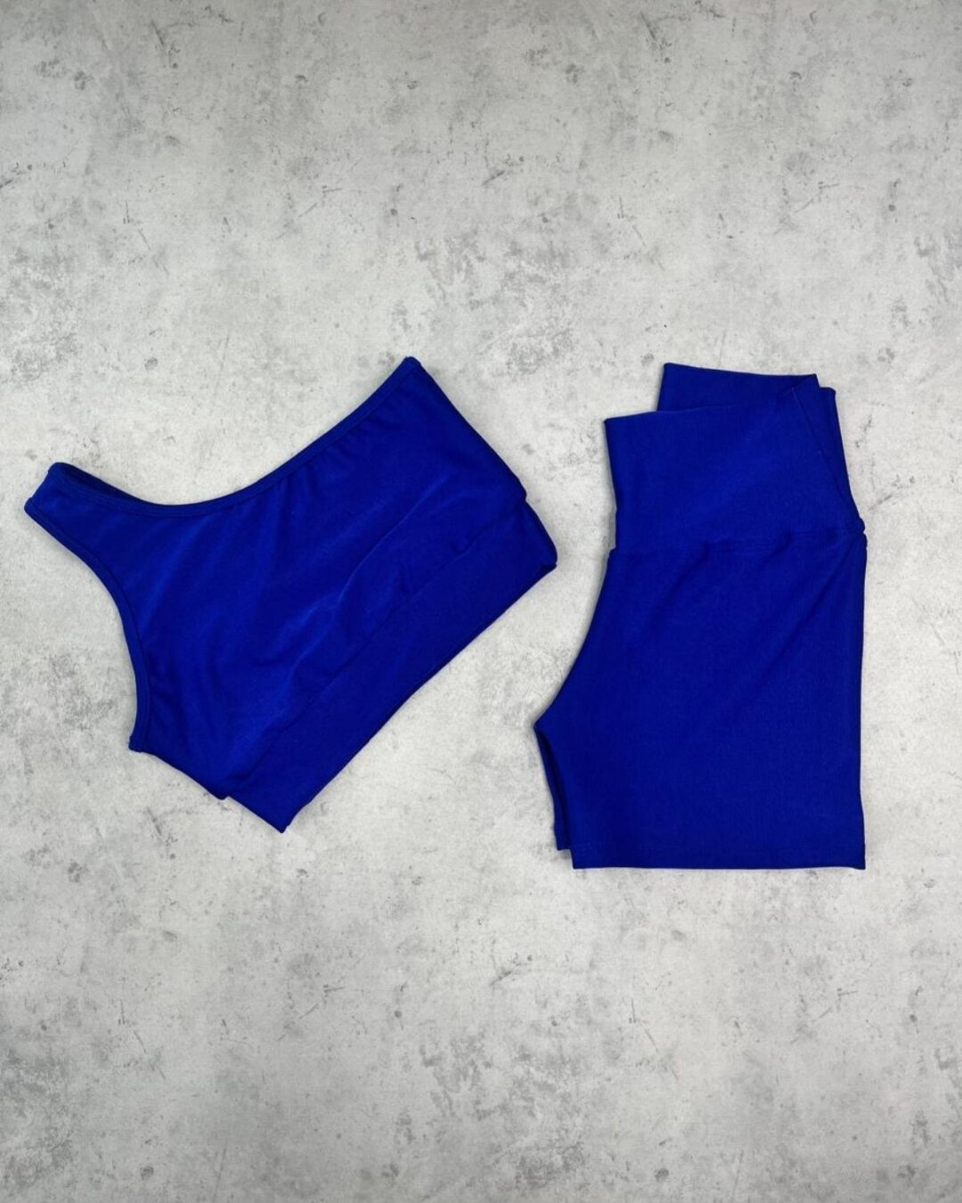Short Básico + Top Sophia – Compressão Azul Persa