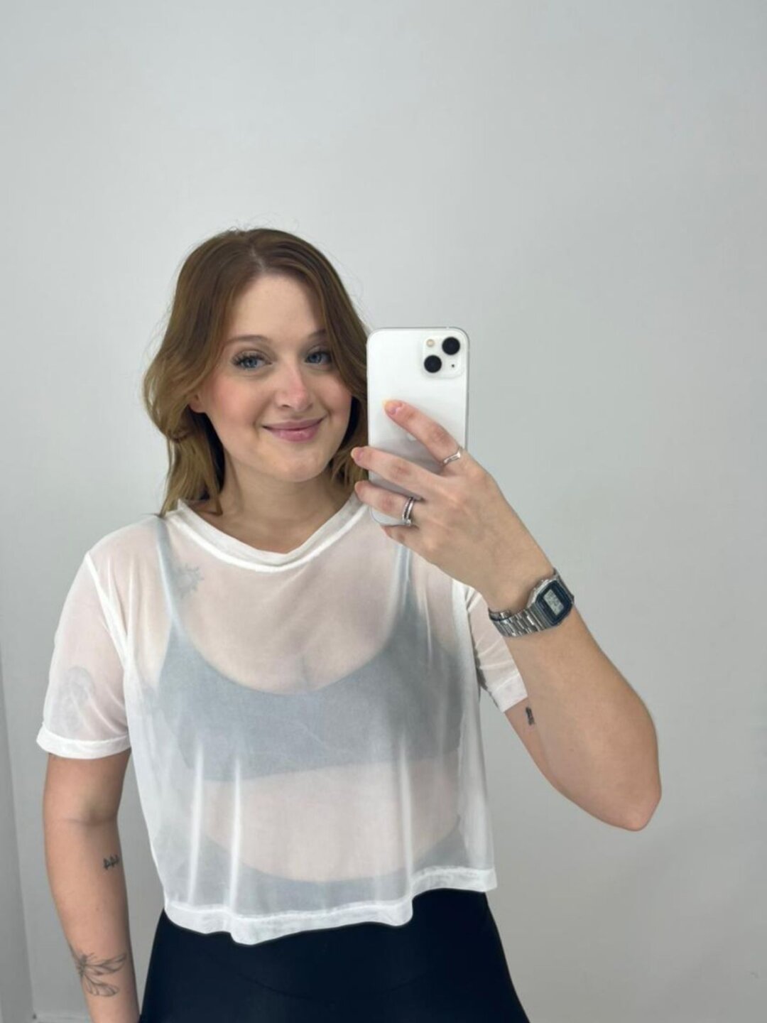Cropped de Tule - Off White