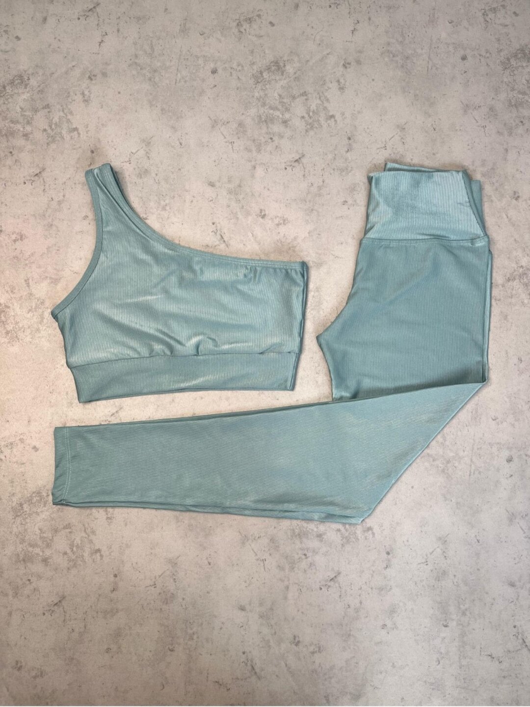Legging Básica + Top Sophia - Compressão Azul Caribe