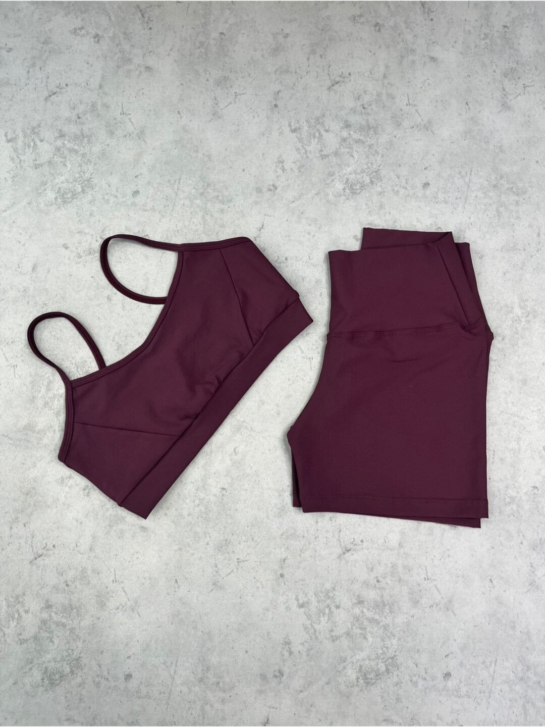 Short Básico + Top Manu - Light Malbec