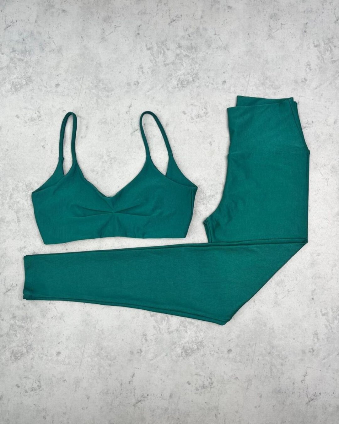 Legging Básica + Top Lívia - Compressão Verde Selva
