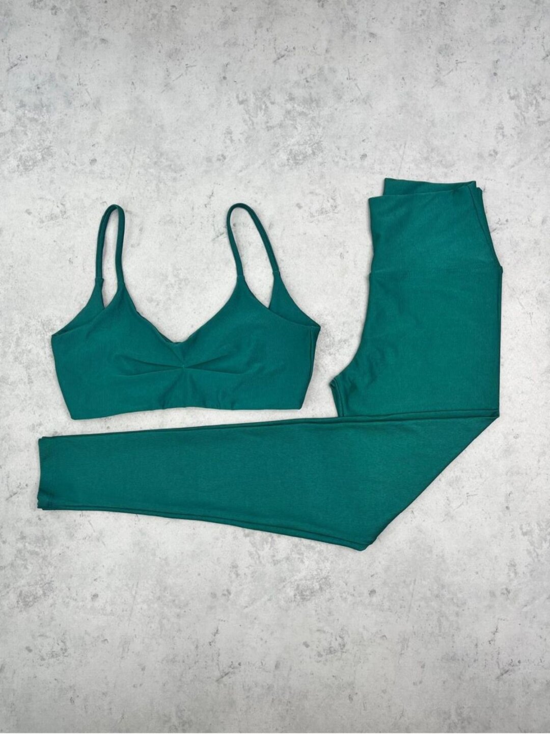 Legging Básica + Top Lívia - Compressão Verde Selva
