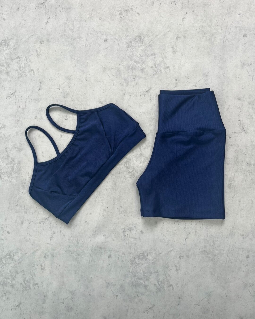 Short Básico + Top Manu – Compressão Azul Marinho