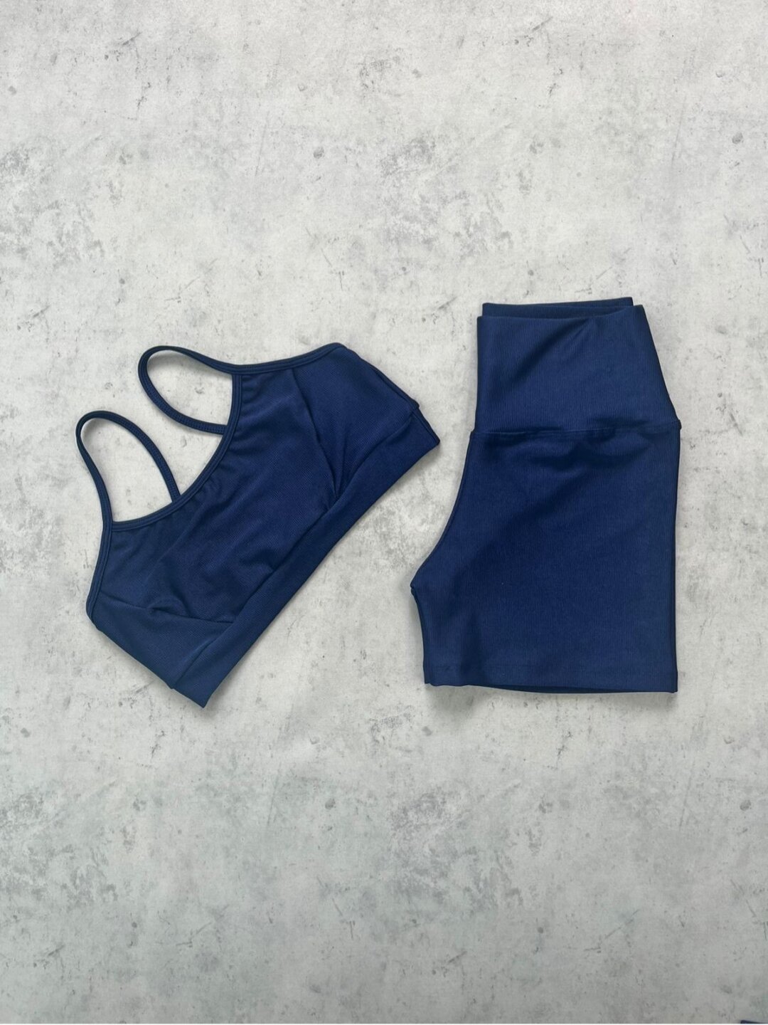 Short Básico + Top Manu – Compressão Azul Marinho
