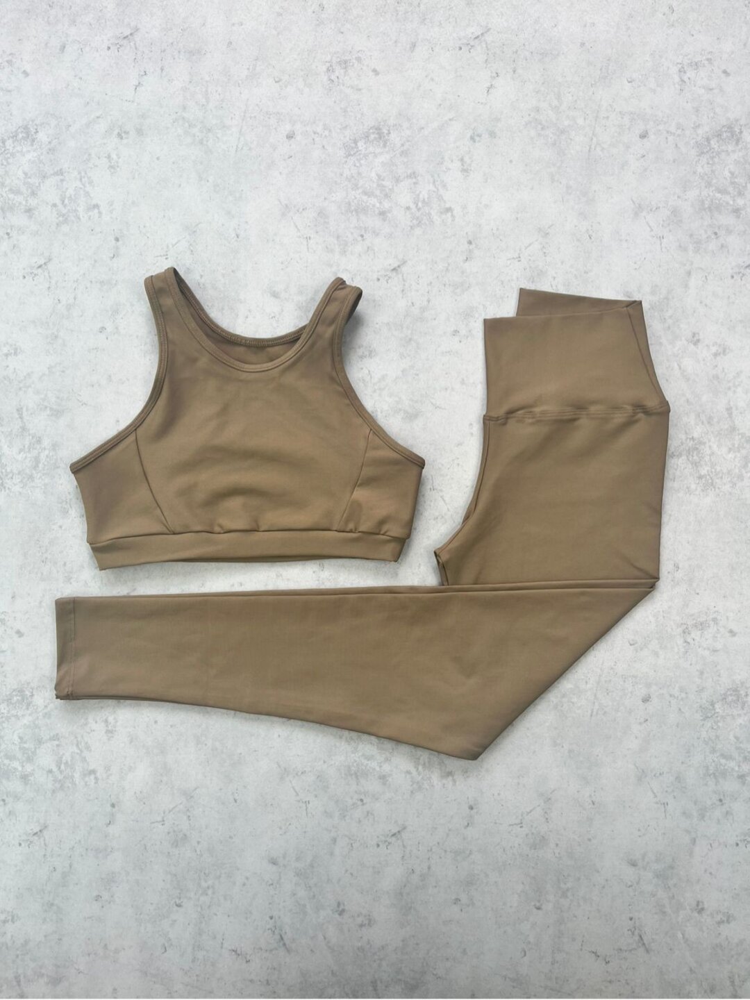 Legging Básica + Top Aline - Light Conhaque