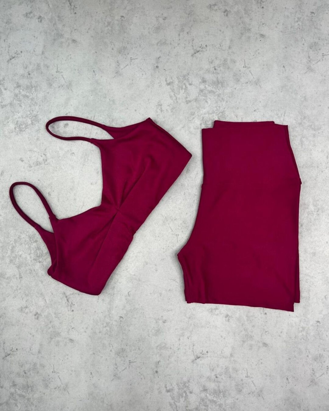 Short Básico + Top Lívia - Compressão Rosa Rubi