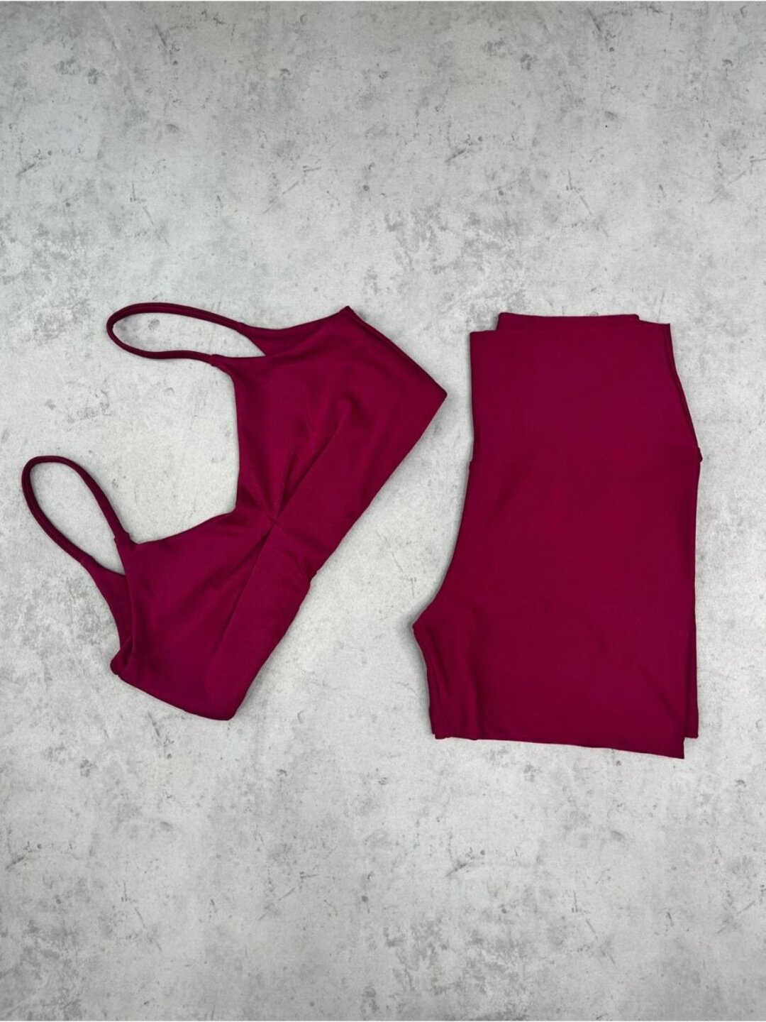 Short Básico + Top Lívia - Compressão Rosa Rubi