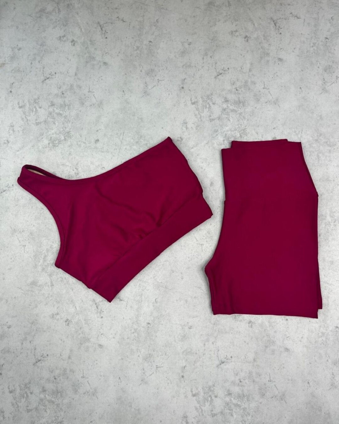 Short Básico + Top Sophia – Compressão Rosa Rubi