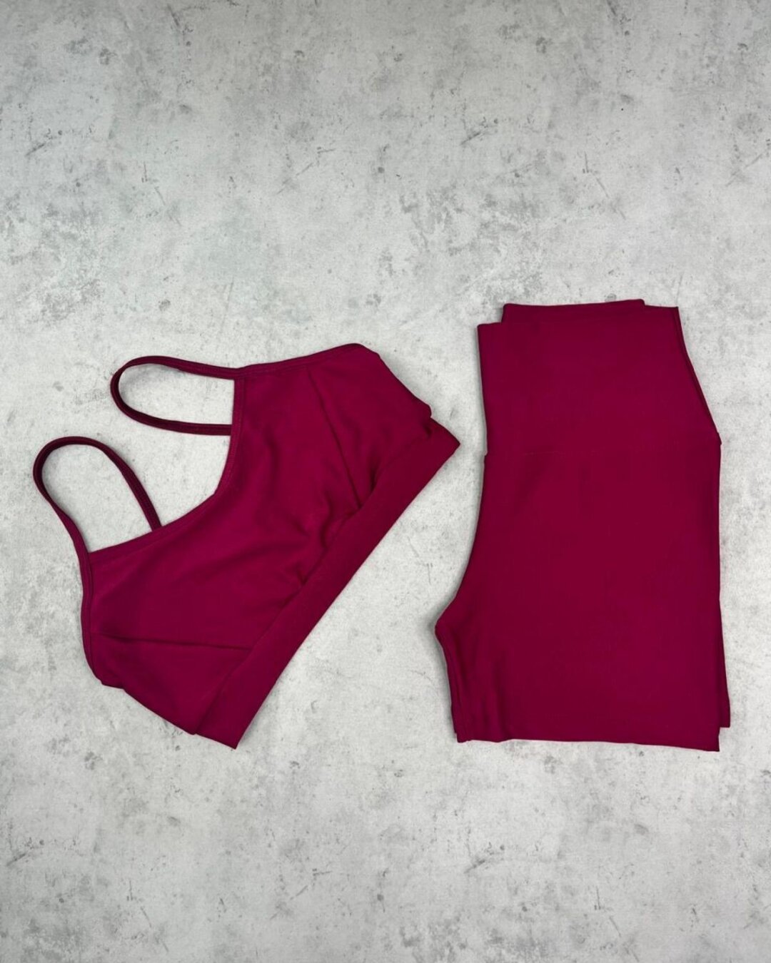 Short Básico + Top Manu – Compressão Rosa Rubi