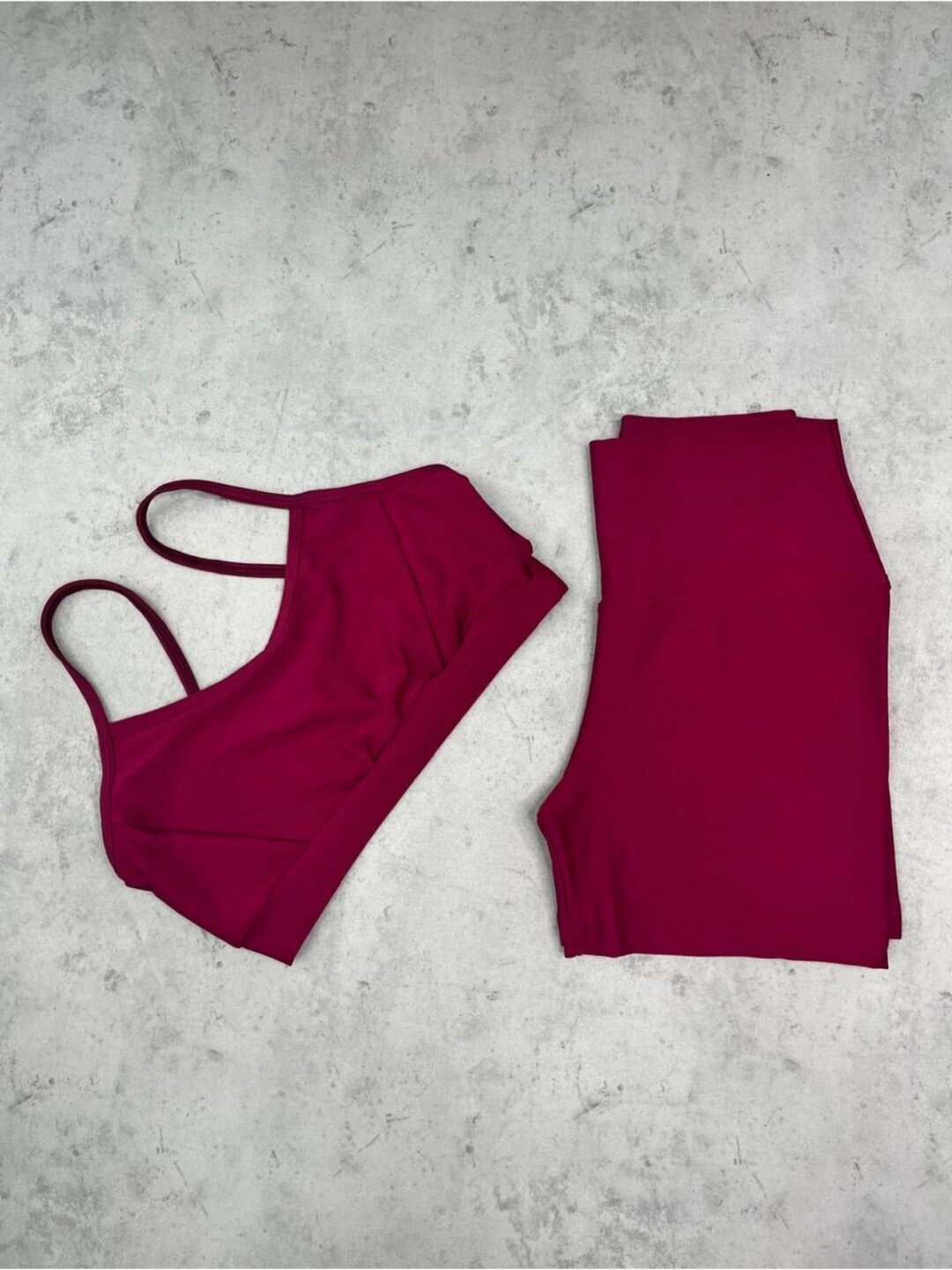 Short Básico + Top Manu – Compressão Rosa Rubi