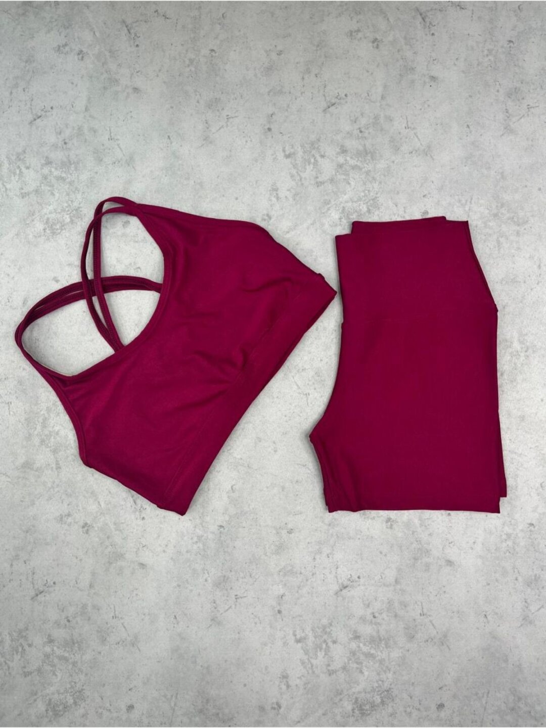 Short Básico + Top Luna- Compressão Rosa Rubi