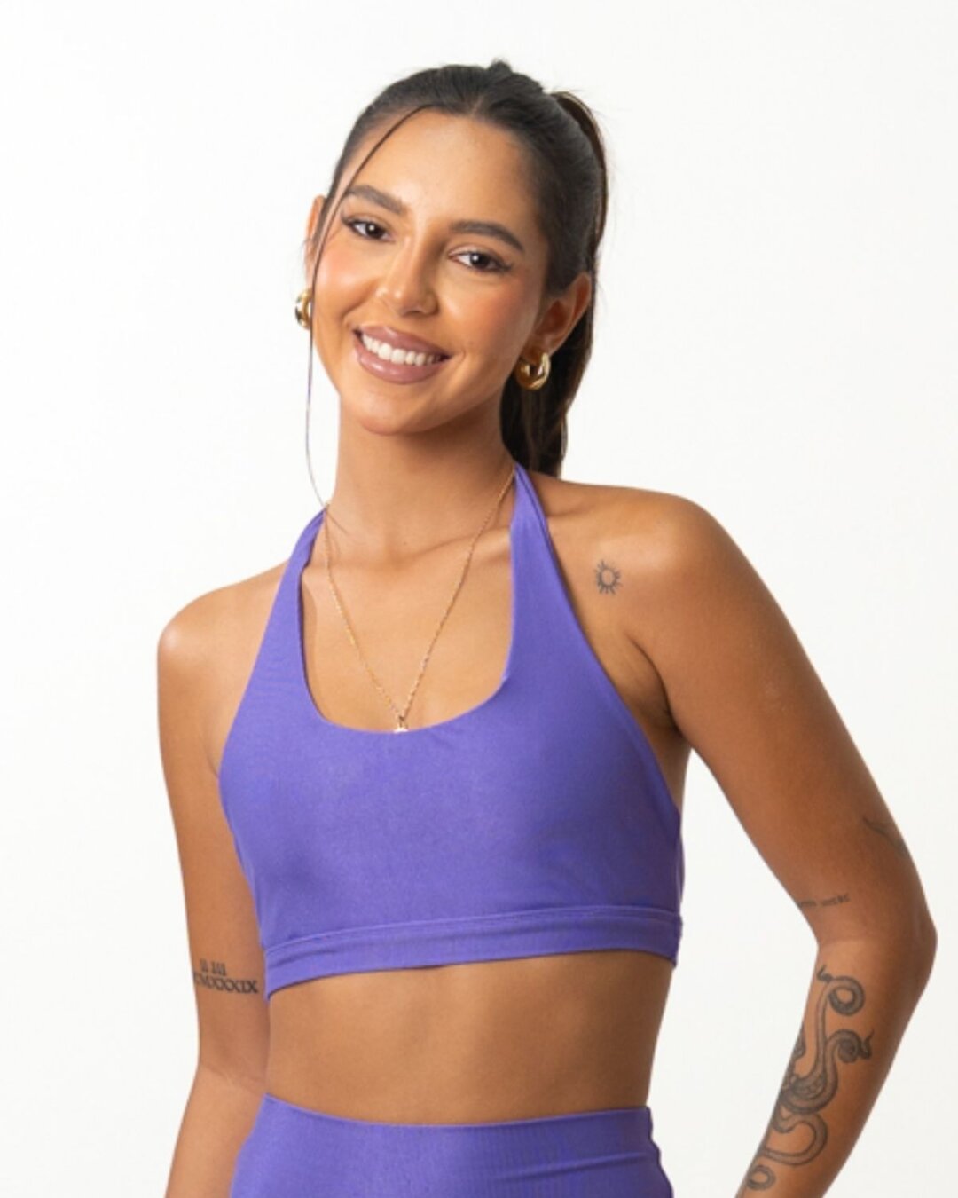 Top Duda Avulso - Compressão Roxo
