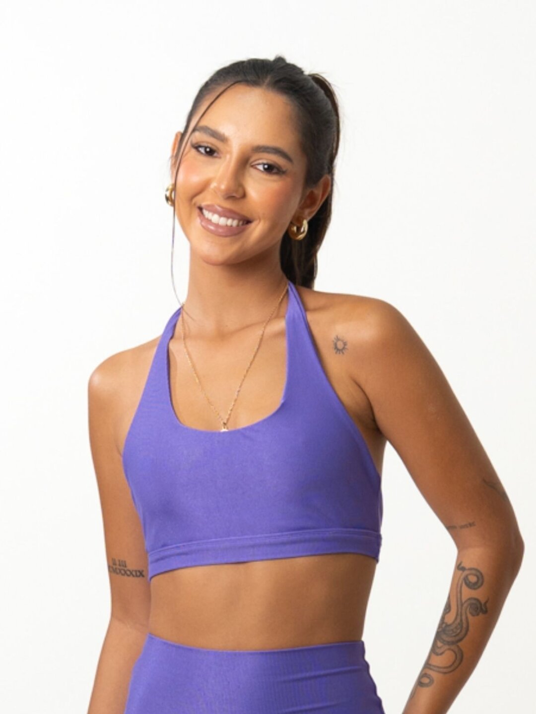 Top Duda Avulso - Compressão Roxo