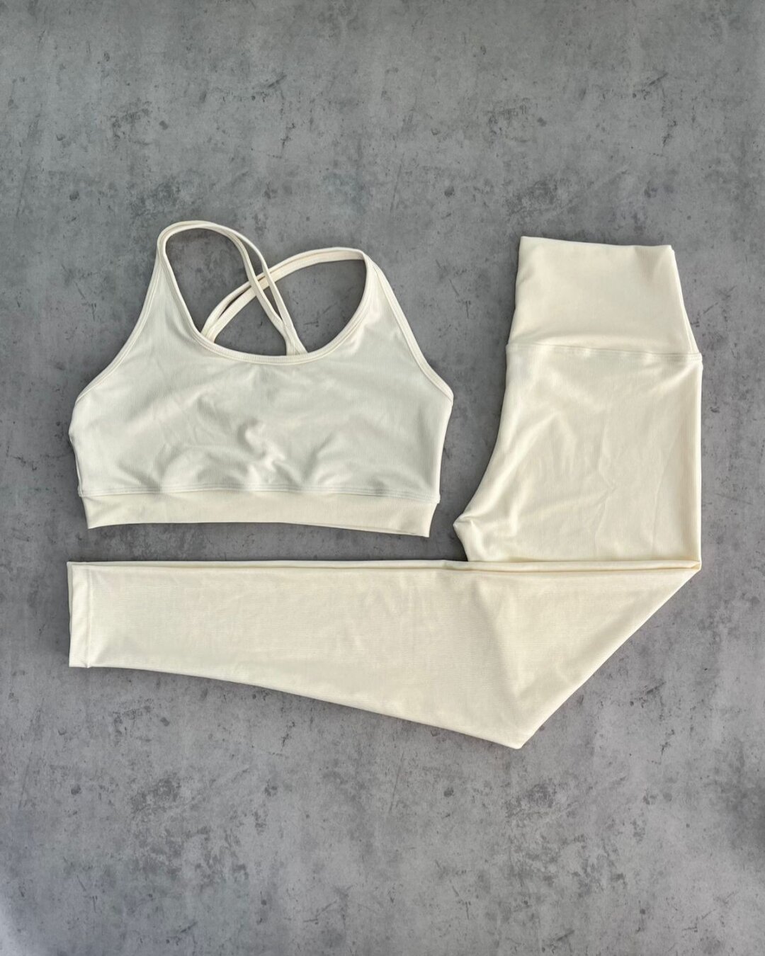 Legging Básica + Top Luna - Compressão Pérola