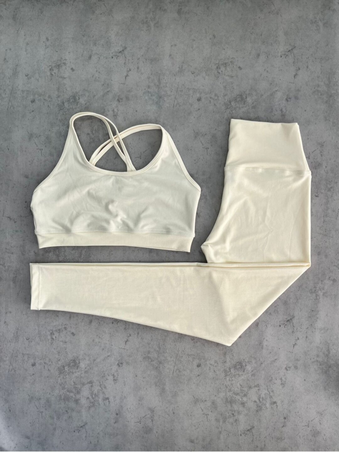 Legging Básica + Top Luna - Compressão Pérola