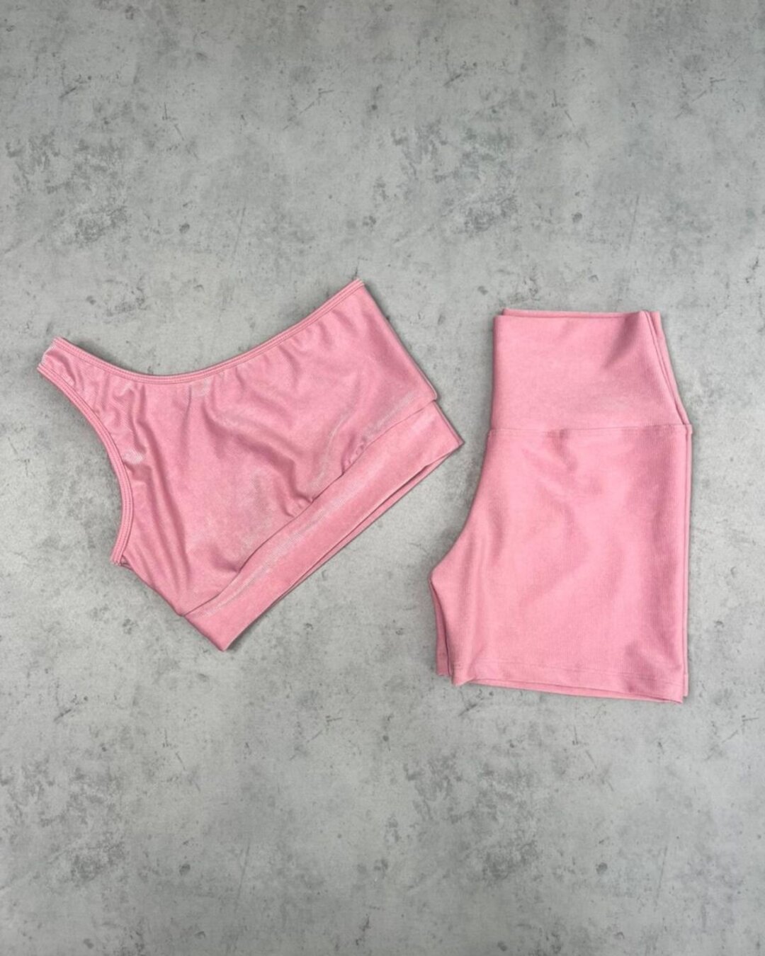 Short Básico + Top Sophia – Compressão Rosa Bailarina